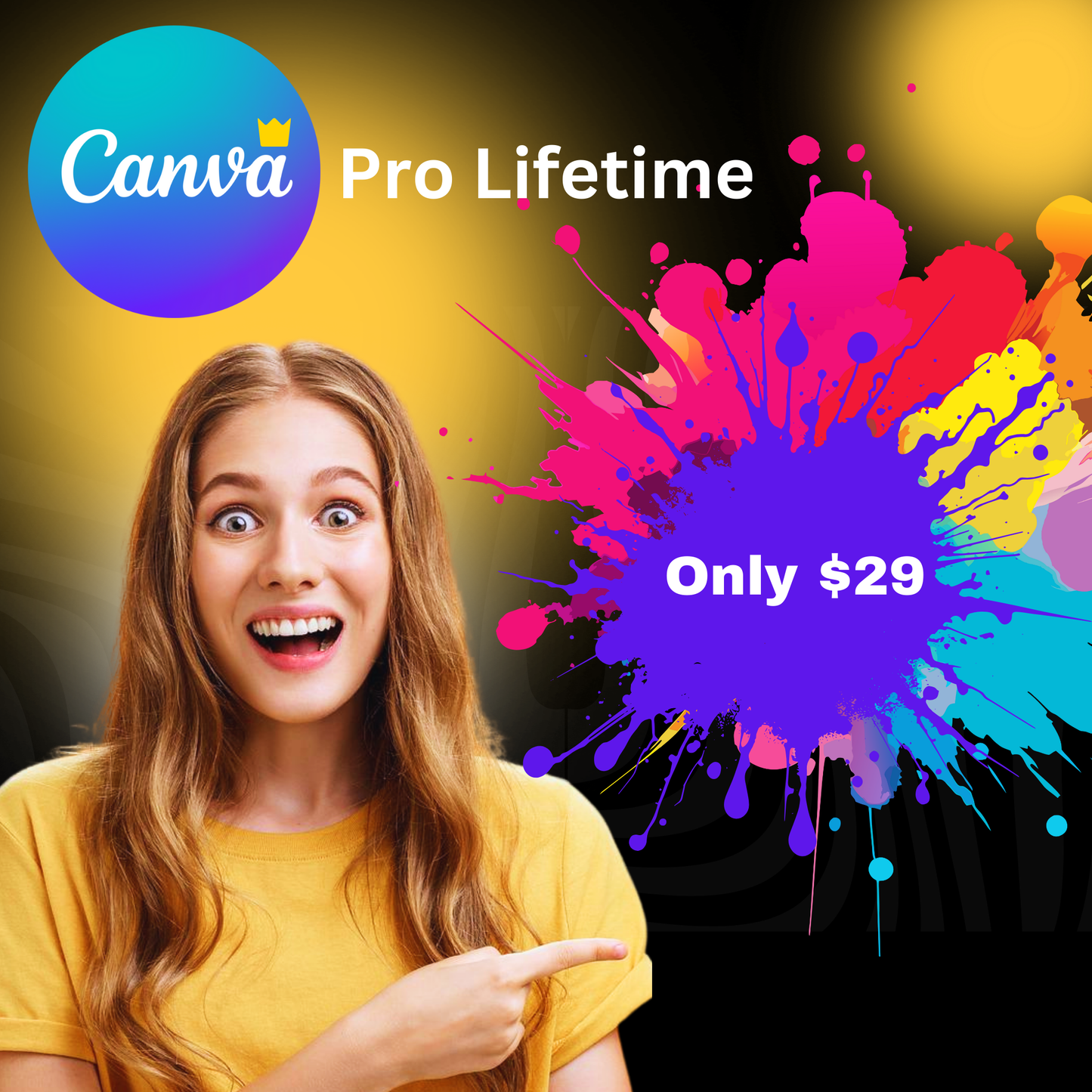 Canva Pro Lifetime Account